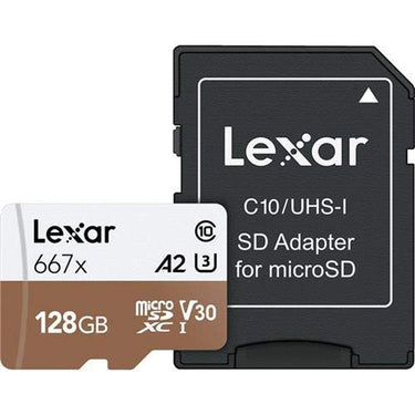 Lexar 2-Pack High-Performance 667x microSDHC/SDXC 128GB Memory Card w/ 128GB USB