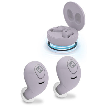 iHome HM-AU-BE-200-PU iHome XT-59 True Wireless Earbuds, Purple w/ Accessories Bundle