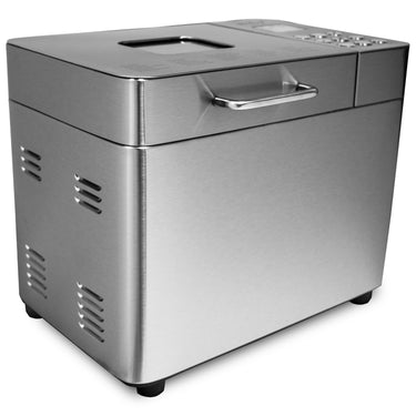 Deco Chef 2 LB Stainless Steel Bread Maker with 25 Smart Cooking Programs and Accessories