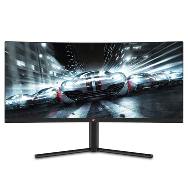 Deco Gear 29-Inch 2560x1080 100Hz VA Curved Monitor, Color Accurate, 4ms Response, 2-Pack