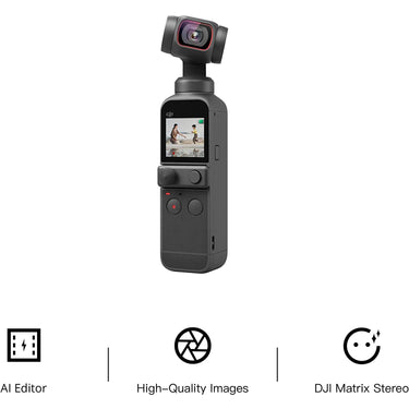 DJI Pocket 2 Touchscreen Handheld 3-Axis Gimbal Stabilizer Camera