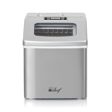 Deco Chef Countertop Portable Ice Maker for Home or Office, 40 lb/Day, Stainless Steel