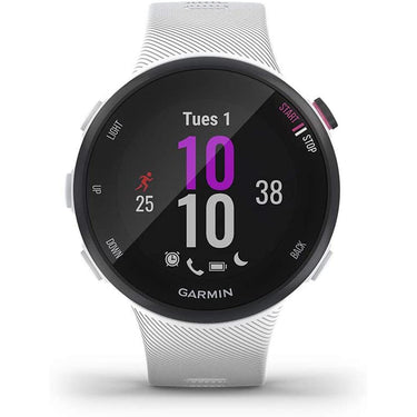 Garmin Forerunner 45S GPS Heart Rate Monitor Running Smartwatch, White - Refurbished