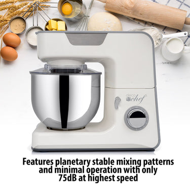 Deco Chef 5.5 QT Kitchen Stand Mixer, 550W 8-Speed Motor, includes 3 Mixing Attachments