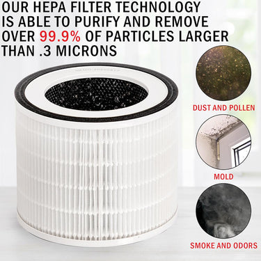 Deco Home Air Purifier with HEPA 13 and Infrared Technology Open Box