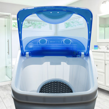 Deco Home Portable Washing Machine for Apartments, Dorms, 8.8 lb Capacity, 250W Power
