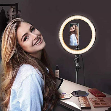Vivitar 10-Inch Streaming Essentials LED Ring Light with Spider Tripod and Phone Mount
