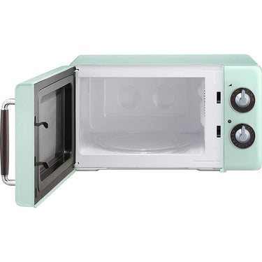 Magic Chef 0.7 Cu Ft 700 Watt Retro Countertop Microwave - MCD770CB (Mint Green)
