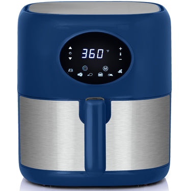 Deco Chef 3.7QT Digital Air Fryer with 6 Cooking Presets, Dishwasher Safe Basket, Blue