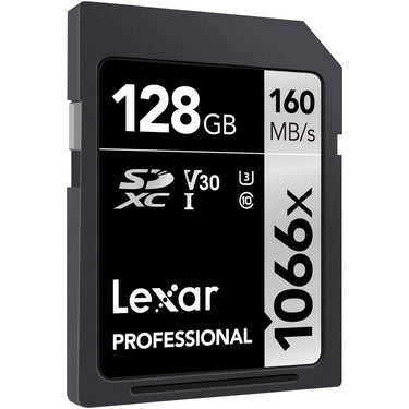 Lexar 128GB Professional 1066x SDXC UHS-I Card Silver Series Memory Card 2 Pack