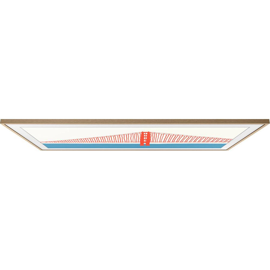 Samsung 50" The Frame Customizable Bezel - Modern Teak VG-SCFA50TKBZA