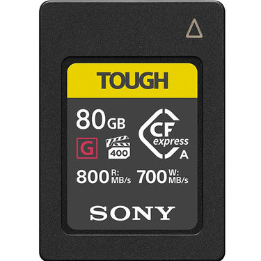 Sony CEA-G80T 80GB CFexpress Type A Memory Card TOUGH + LCSU21 Camera Case Bundle