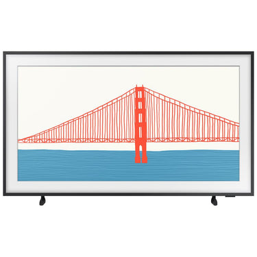 Samsung 65" The Frame QLED 4K TV 2021 + Customizable Bezel Brown & 26 Month Protection