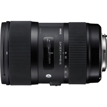 Sigma 18-35mm 1.8 DC HSM Art Lens for Canon EF Mount + Photo Video Accessories Bundle