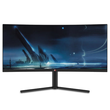 Deco Gear 29" 2560x1080 100Hz VA Curved Monitor, Color Accurate - Refurbished
