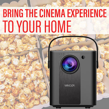 Minolta MN674 Portable Projector Bundle Pack With 100 Inch Screen - Open Box