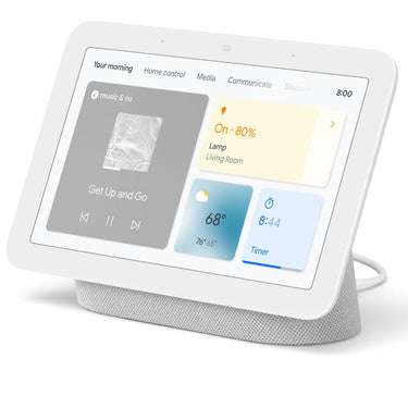 Google Nest Hub Smart Display with Assistant Chalk 2nd Gen + Router 2 Pack Sand