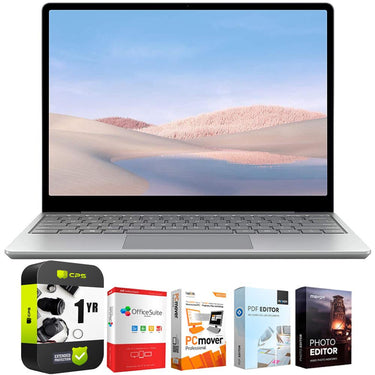 Microsoft Surface Laptop Go 12.4" Intel i5-1035G1 4/64GB eMMC Touchscreen + Warranty Pack