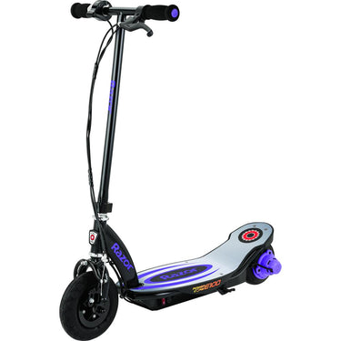 Razor Power Core E100 Electric Scooter with Aluminum Deck - Purple + Warranty Bundle