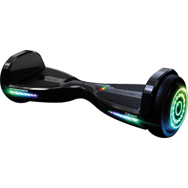 Razor Hovertrax Prizma Electric Hoverboard, Black + Extended Protection & Deco Bag