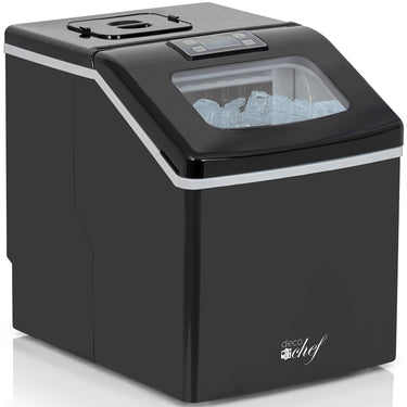 Deco Chef Countertop Portable Ice Maker for Home or Office, 40 lb/Day, Black