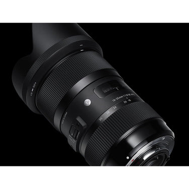 Sigma 18-35mm 1.8 DC HSM Art Lens for Nikon F Mount + Photo Video Accessories Bundle
