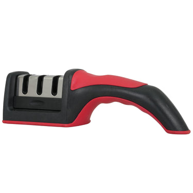 Deco Essentials 3 Slot Manual Knife Sharpener, Rubberized Bottom for Secure Countertop Use