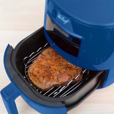 Deco Chef Digital 5.8QT Electric Air Fryer - Healthier & Faster Cooking - Blue - Open Box