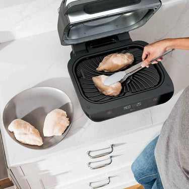 Ninja FG551 Foodi Smart XL 6-in-1 Indoor Grill w/ 4-Quart Air Fryer - Factory Renewed