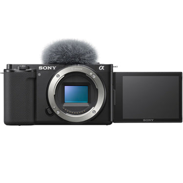 Sony ZV-E10 Mirrorless Alpha APS-C Vlog Camera Body + 16-50mm Zoom Lens Black Bundle