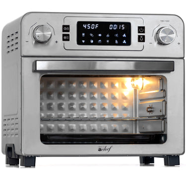 Deco Chef 24QT Countertop Toaster Air Fryer Oven  + Bonus Deco Chef 16 Piece Knife Set