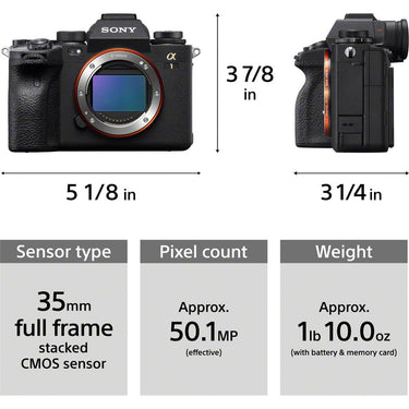 Sony Alpha 1 Full Frame Interchangeable Lens Mirrorless Camera - ILCE-1/B  (OPEN BOX)
