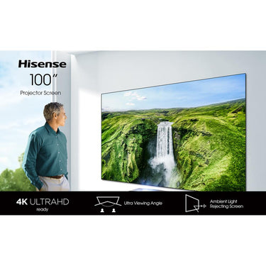 Hisense DLT100A 100" ALR Screen, 4K Ultra HD Ready, Ultra Viewing Angle (Screen only)