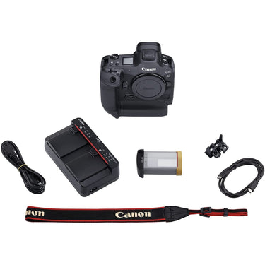 Canon EOS R3 Full Frame Mirrorless Camera Body w/ BSI Stacked CMOS Sensor 4895C002