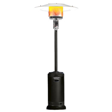 SUNHEAT 46,000 BTU Umbrella Propane Patio Heater, 99607 Black (2-Pack)