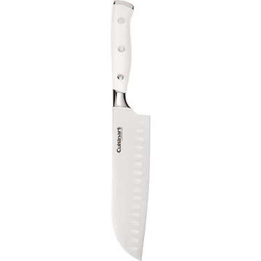 Cuisinart Triple Rivet 15-Piece Cutlery Set with Storage Block, White (C77WTR-15P)