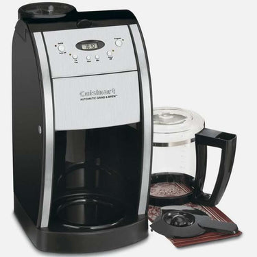 Cuisinart 12-Cup Automatic Grind and Brew Coffeemaker and Grinder (Black)