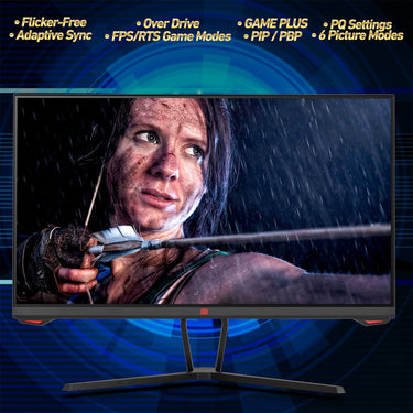 Deco Gear 25" Gaming Monitor, 1080P FHD, IPS AHVA AdaptiveSync Panel, 144Hz, 1ms, 99% sRGB