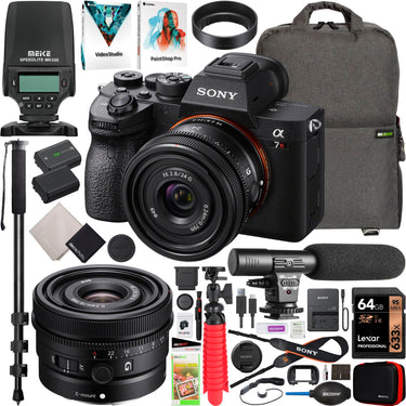 Sony a7R IV Mirrorless Full Frame Camera Bundle + 24mm F2.8 G FE Lens SEL24F28G Kit
