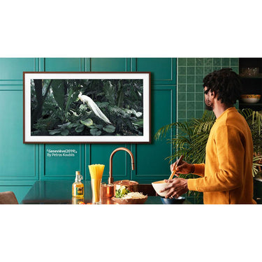 Samsung 65" The Frame Customizable Bezel - Beveled Brick Red - VG-SCFA65TRCZA