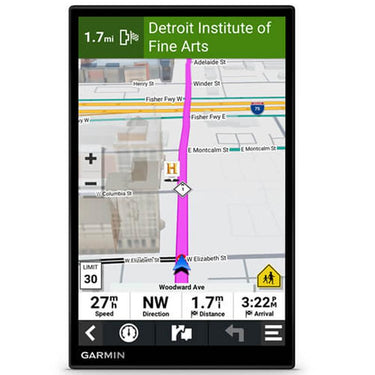 Garmin DriveSmart 86 8" Car GPS Navigator (010-02471-00) Bundle with USB Car Charger