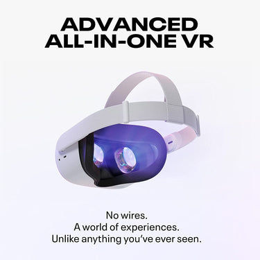 Oculus Quest 2 Virtual Reality Headset, Oculus Touch Controllers - 128GB (899-00182-02)