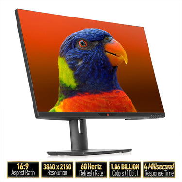 Deco Gear 28" 4K Ultrawide IPS Monitor, 60Hz, 1 Billion Colors, 100% sRGB, 16:9, 2-Pack
