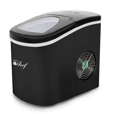 Deco Chef Compact Electric Ice Maker Black with 1 Year Extended Warranty