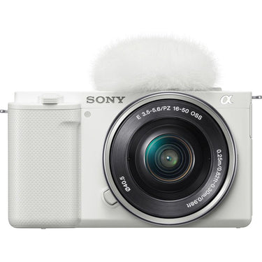 Sony Alpha ZV-E10 Mirrorless Vlog Camera w/ 16-50mm Lens - ILCZV-E10L/W - Open Box