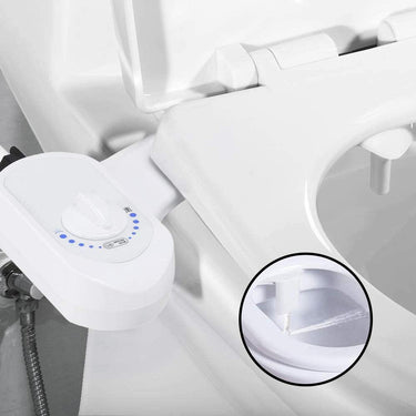 Deco Essentials Non-Electric Single Nozzle Toilet Seat Bidet for Standard 15/16"  - Open Box
