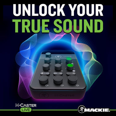 Mackie M-Caster Live Portable Streaming Mixer (Black) Bundle with 1-Year Warranty