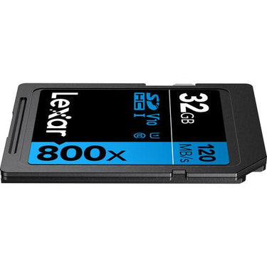Lexar 32GB High-Performance 800x UHS-I SDHC Memory Card (BLUE Series, 2-Pack)