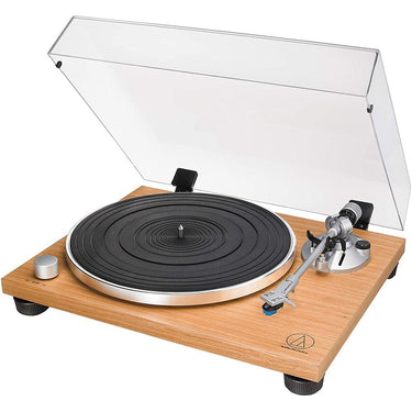 Audio-Technica Fully Manual Belt-Drive Turntable w/ Accessories Bundle