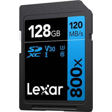 Lexar 128GB High-Performance 800x UHS-I SDXC Memory Card (BLUE Series)